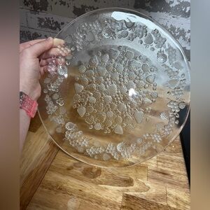 Mikasa Strawberry Fare Cake Plate